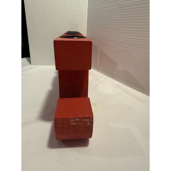 JOY Candle Holder, Holiday Candle Display, Wooden, Rustic Farmhouse Decor - Picture 2 of 7